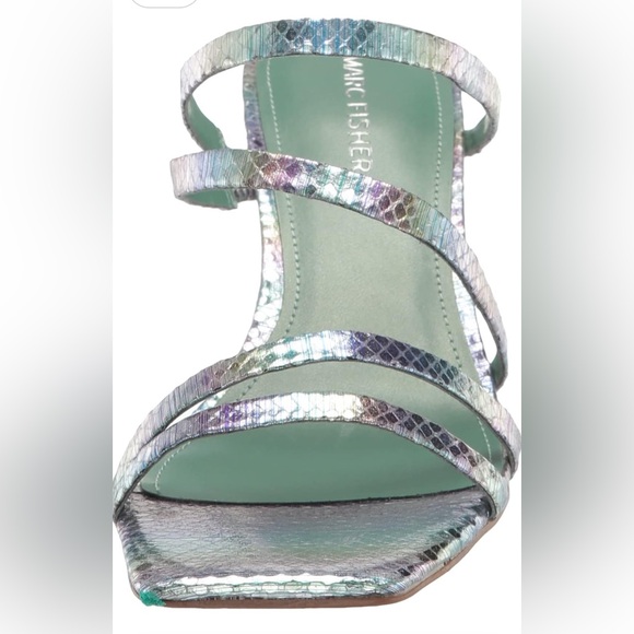 New Marc Fisher Iridescent Strappy Sandals 7.5 - Picture 5 of 8